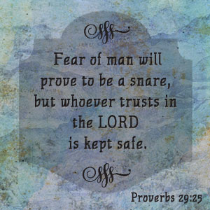Proverbs 29-25